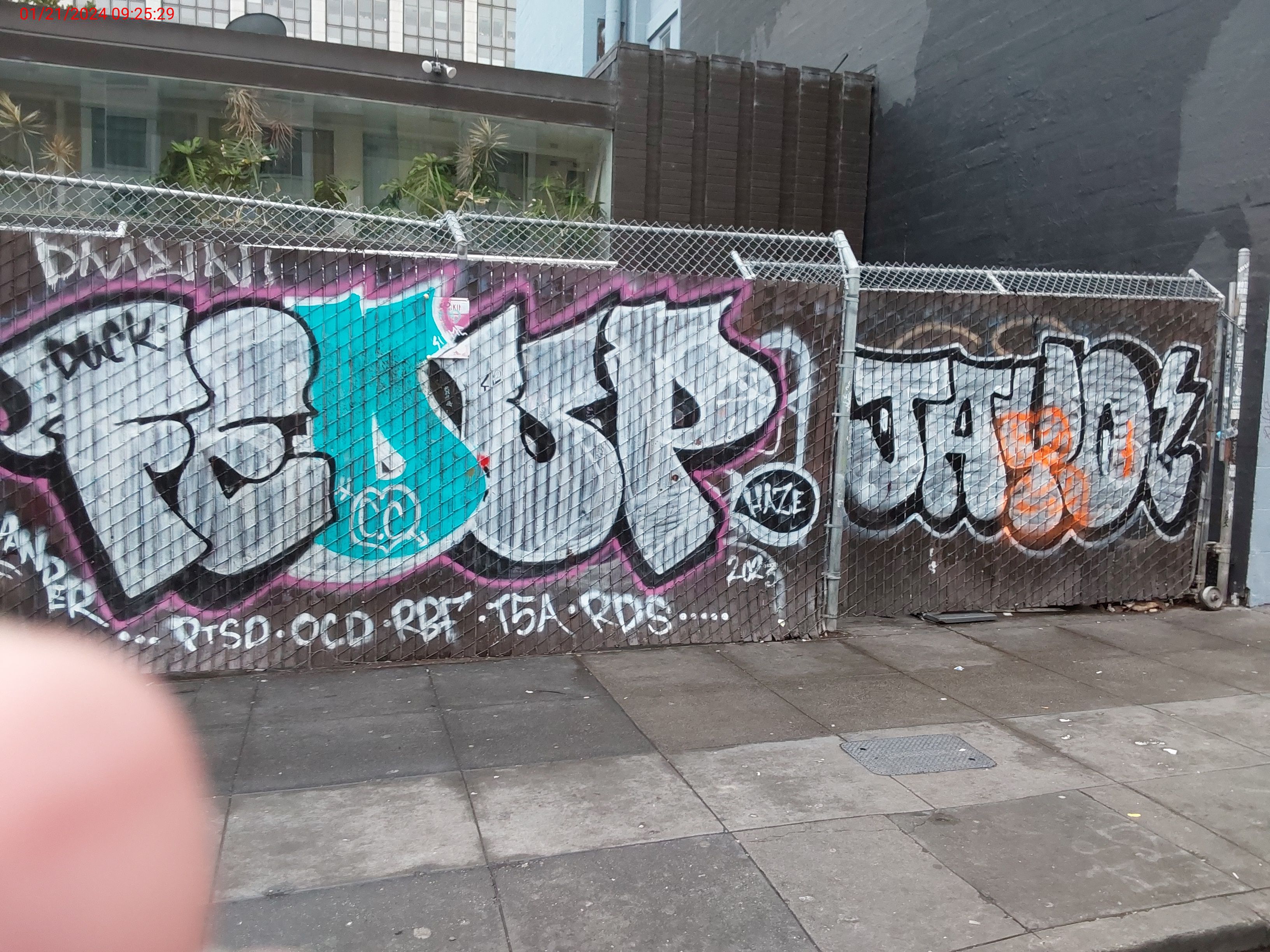 Graffiti at 601 EDDY ST