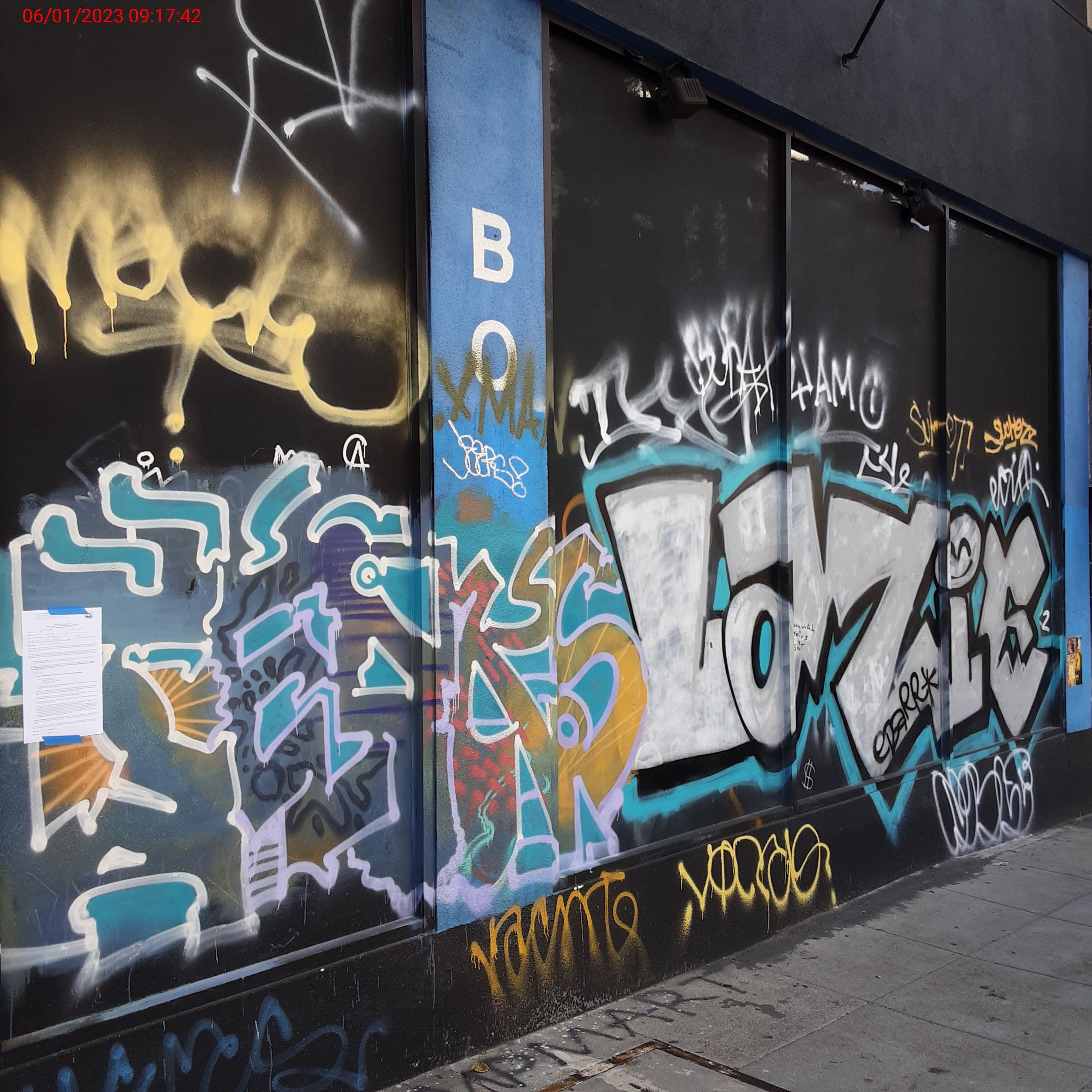 Graffiti at 1436 POLK ST