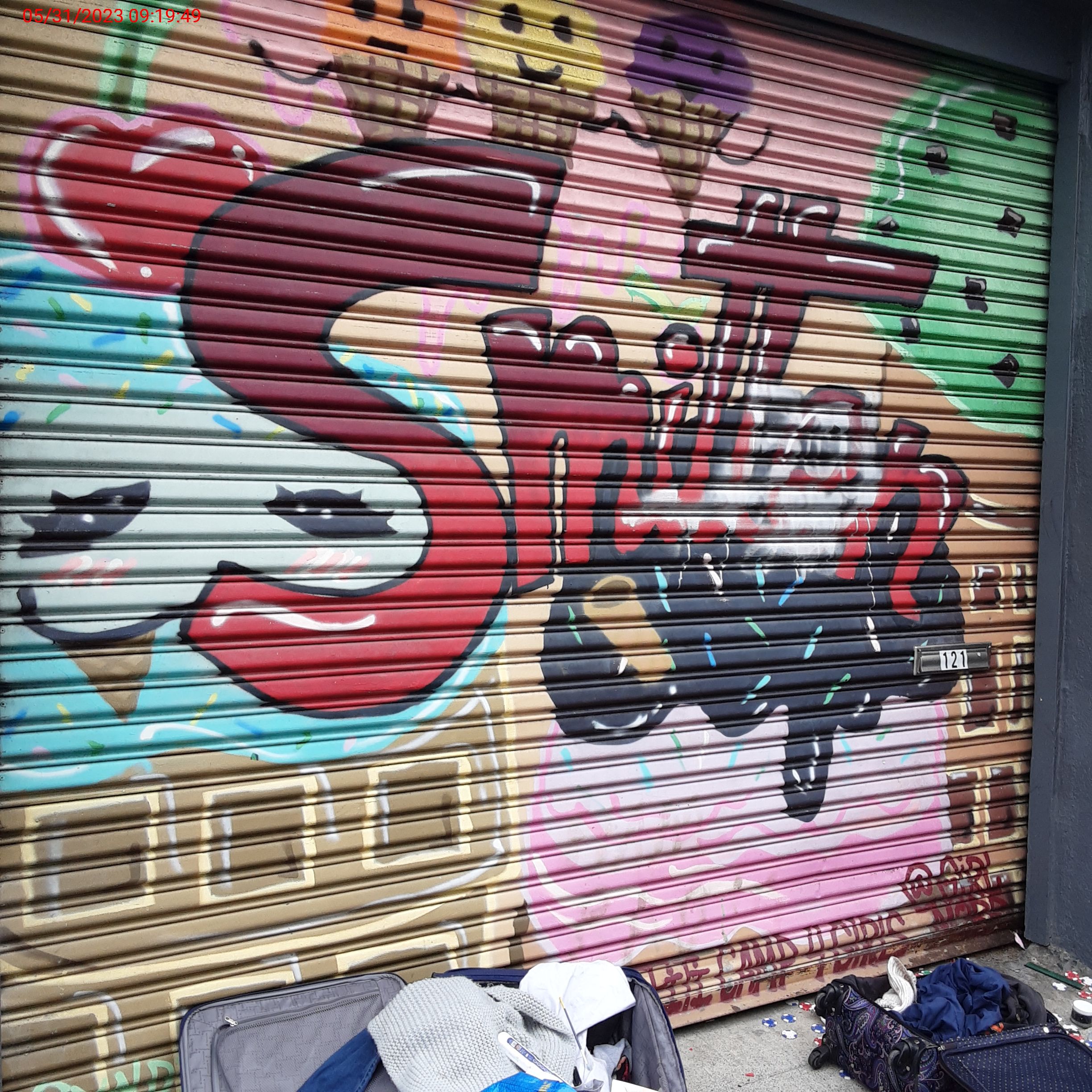 Graffiti at 121 CAPP ST