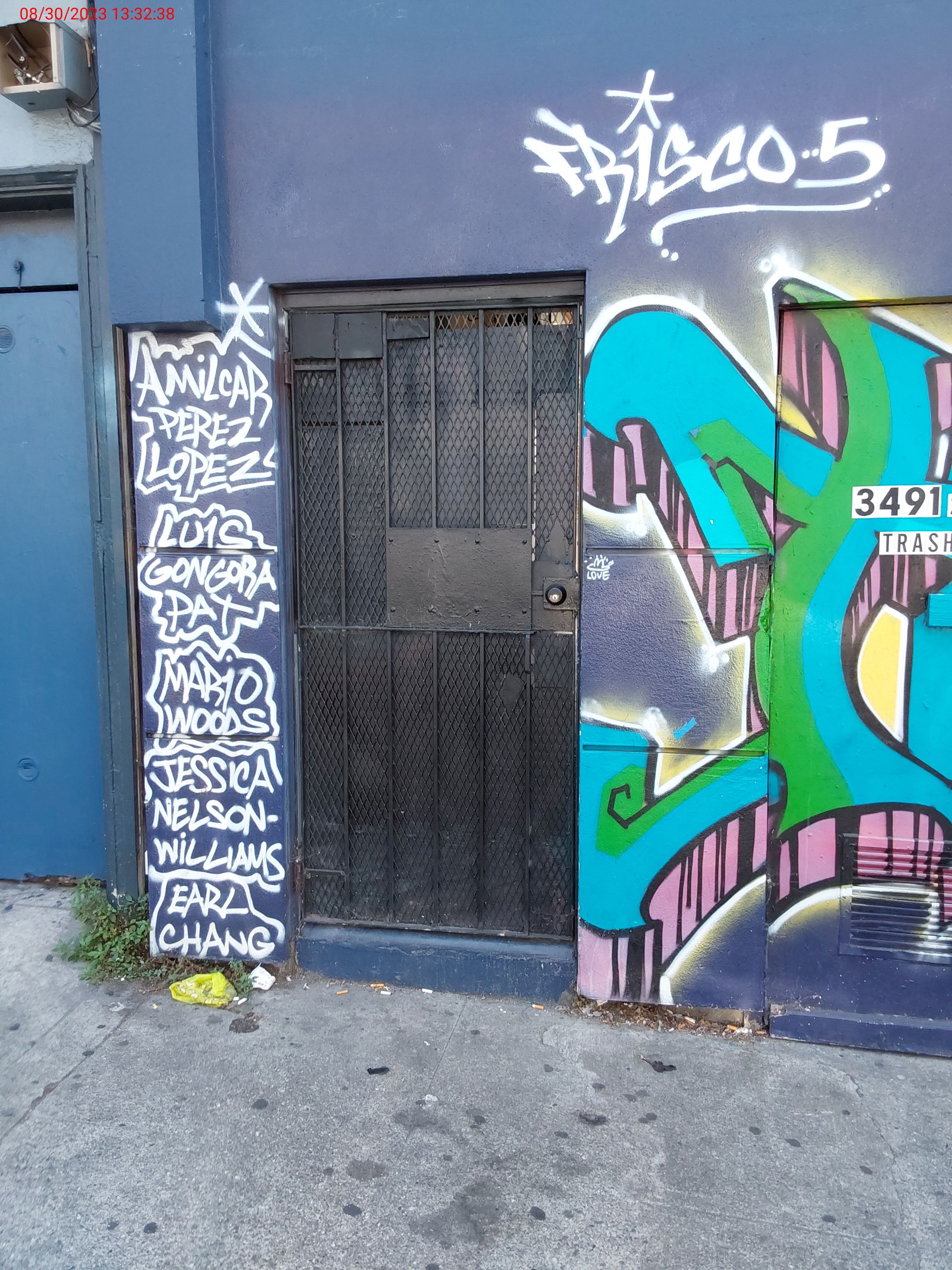 Graffiti at 3491 20TH ST