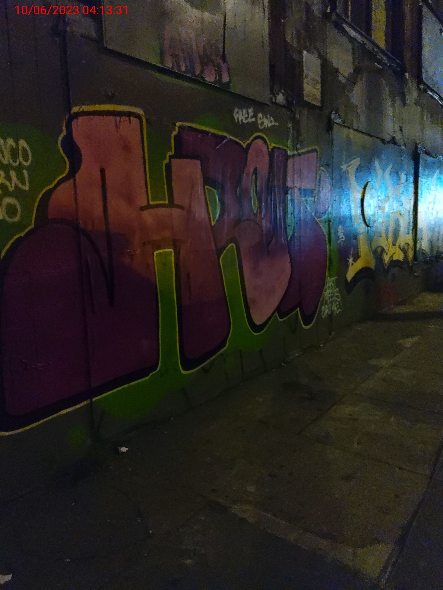 Graffiti at 2205 Mission St