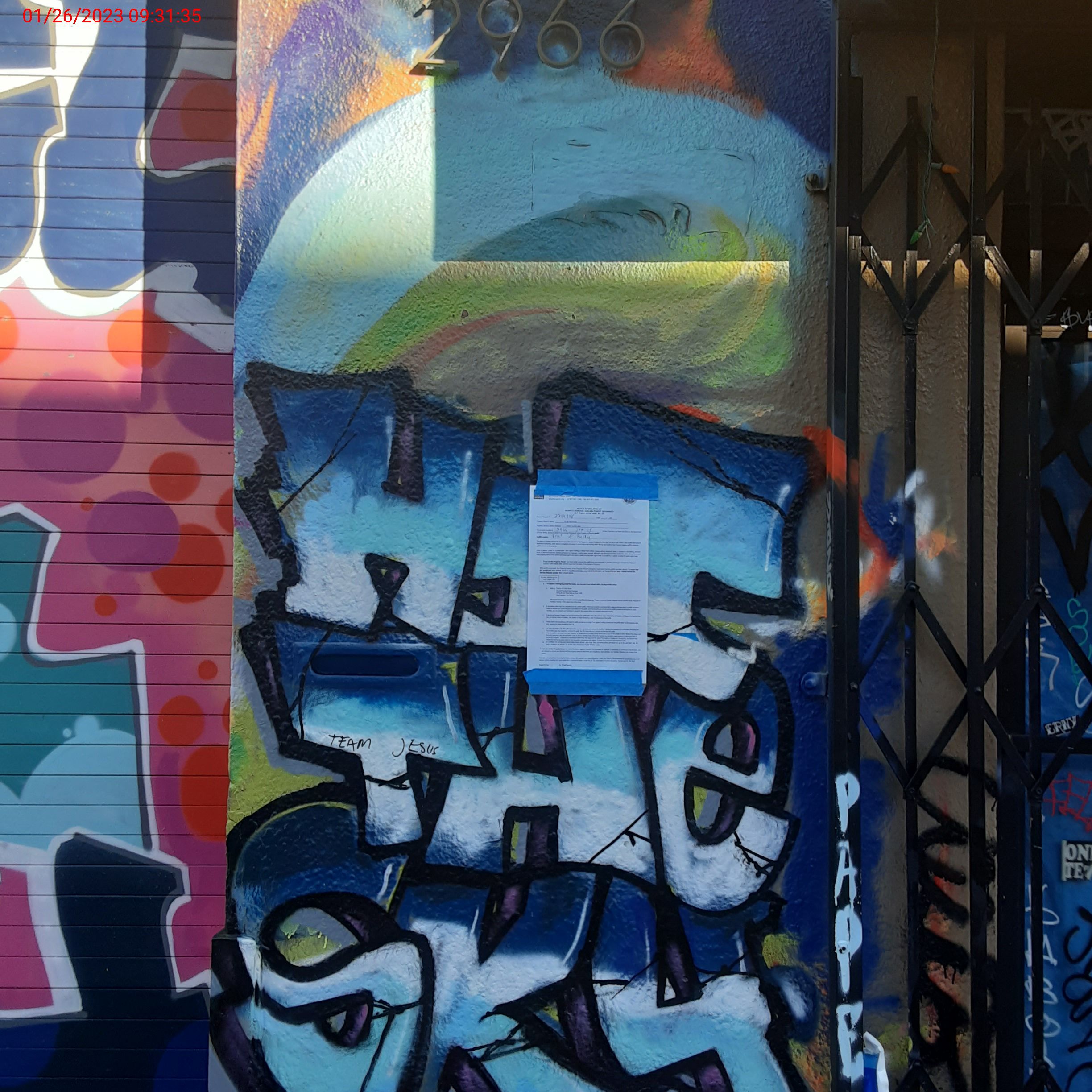 Graffiti at 2966 24TH ST