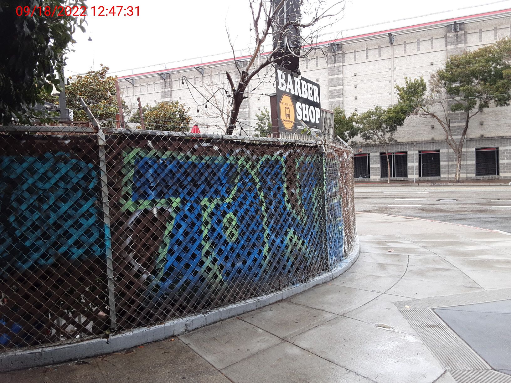 Graffiti at 428 11th St