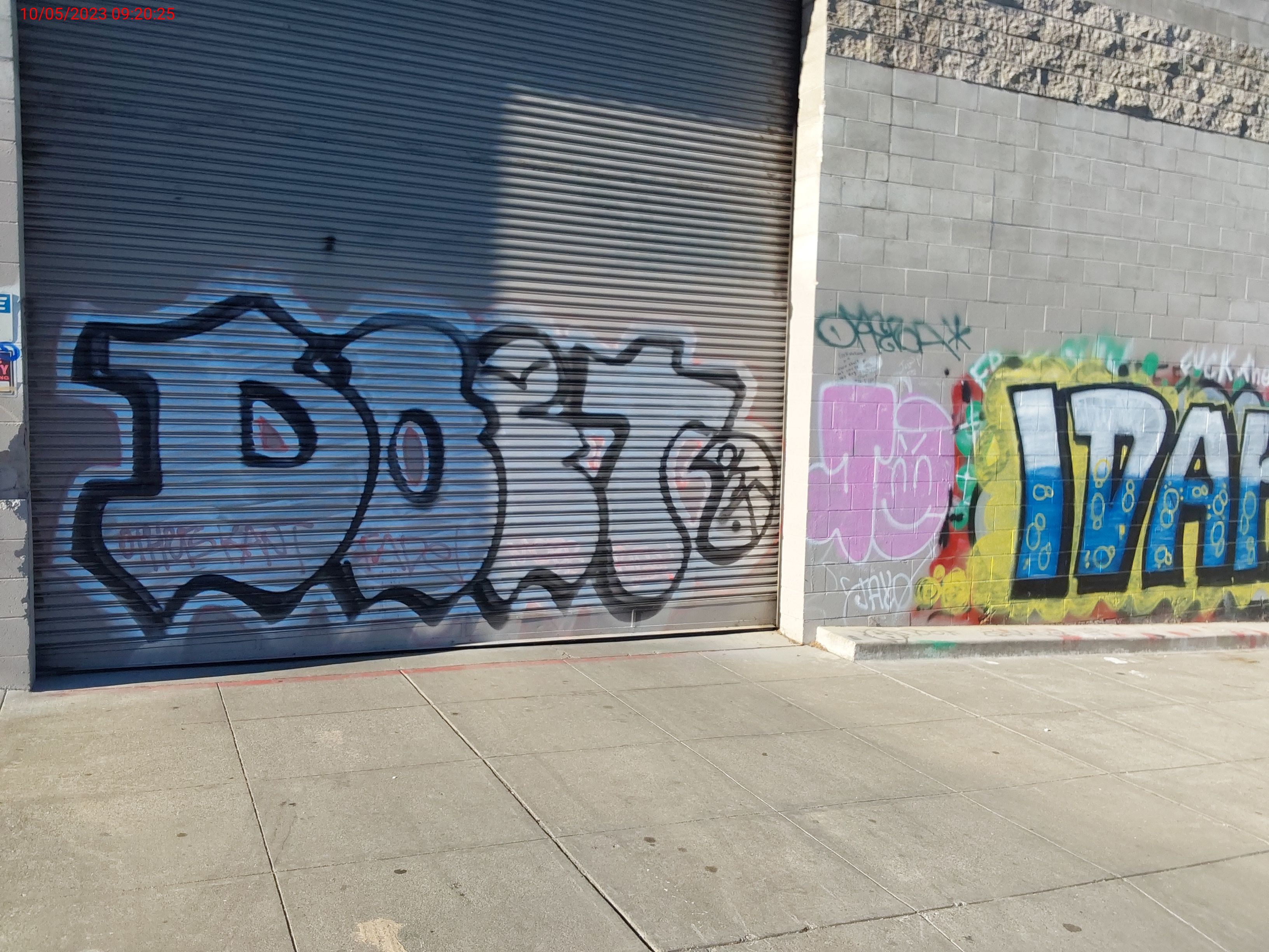 Graffiti at 2217 Revere Ave