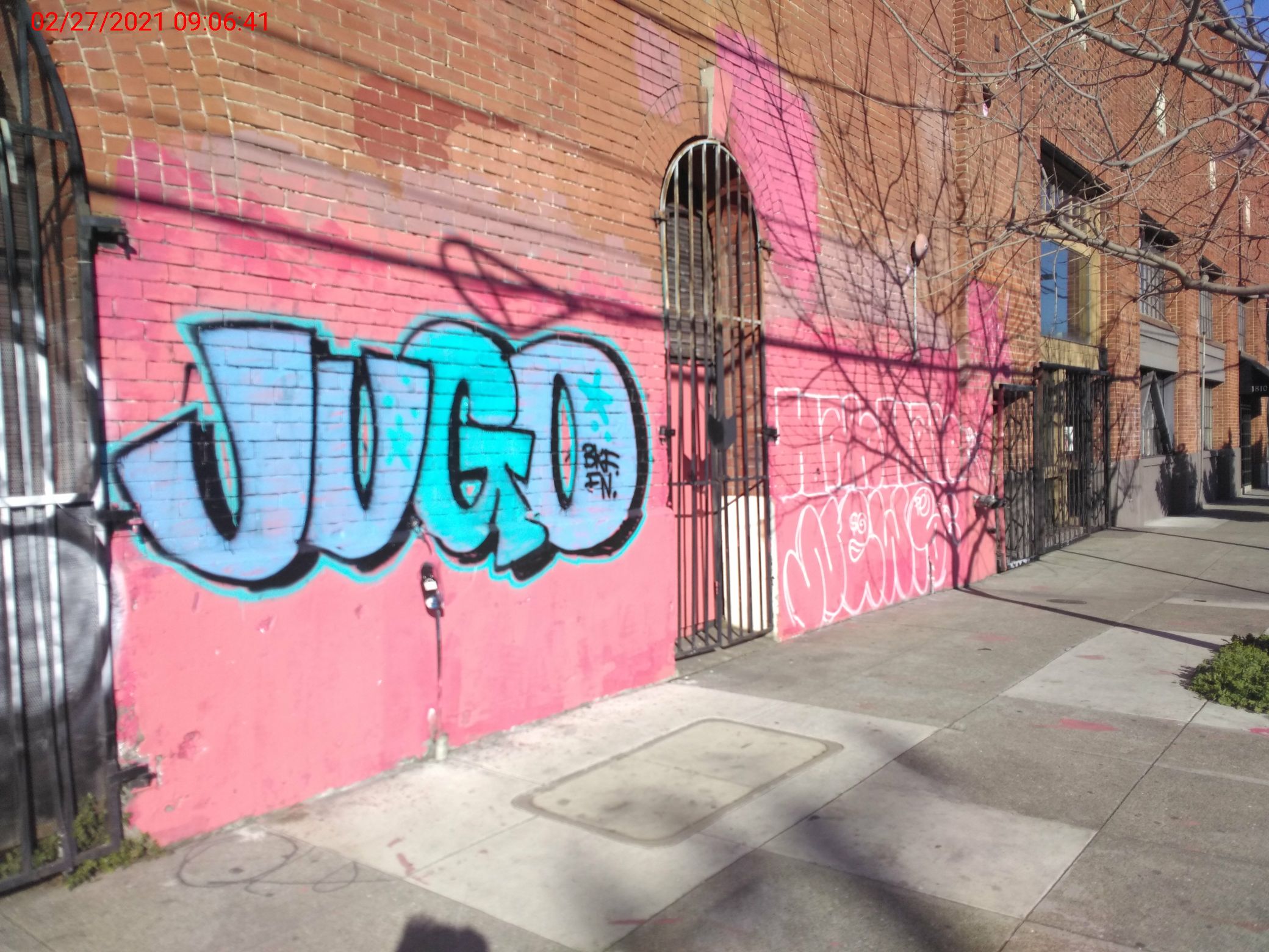 Graffiti at 1818 HARRISON ST