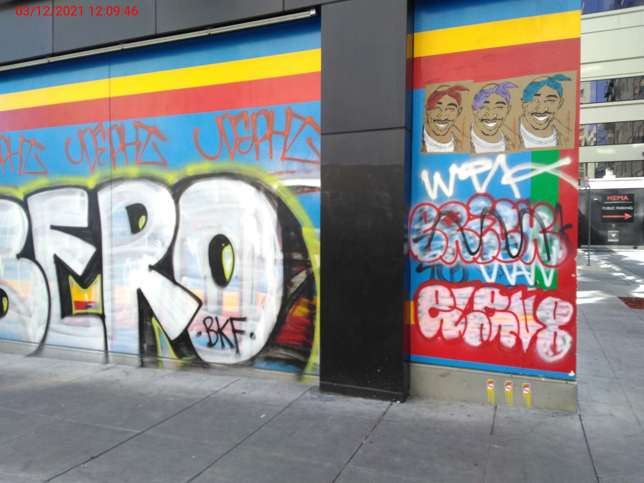 Graffiti at 1400 MISSION ST