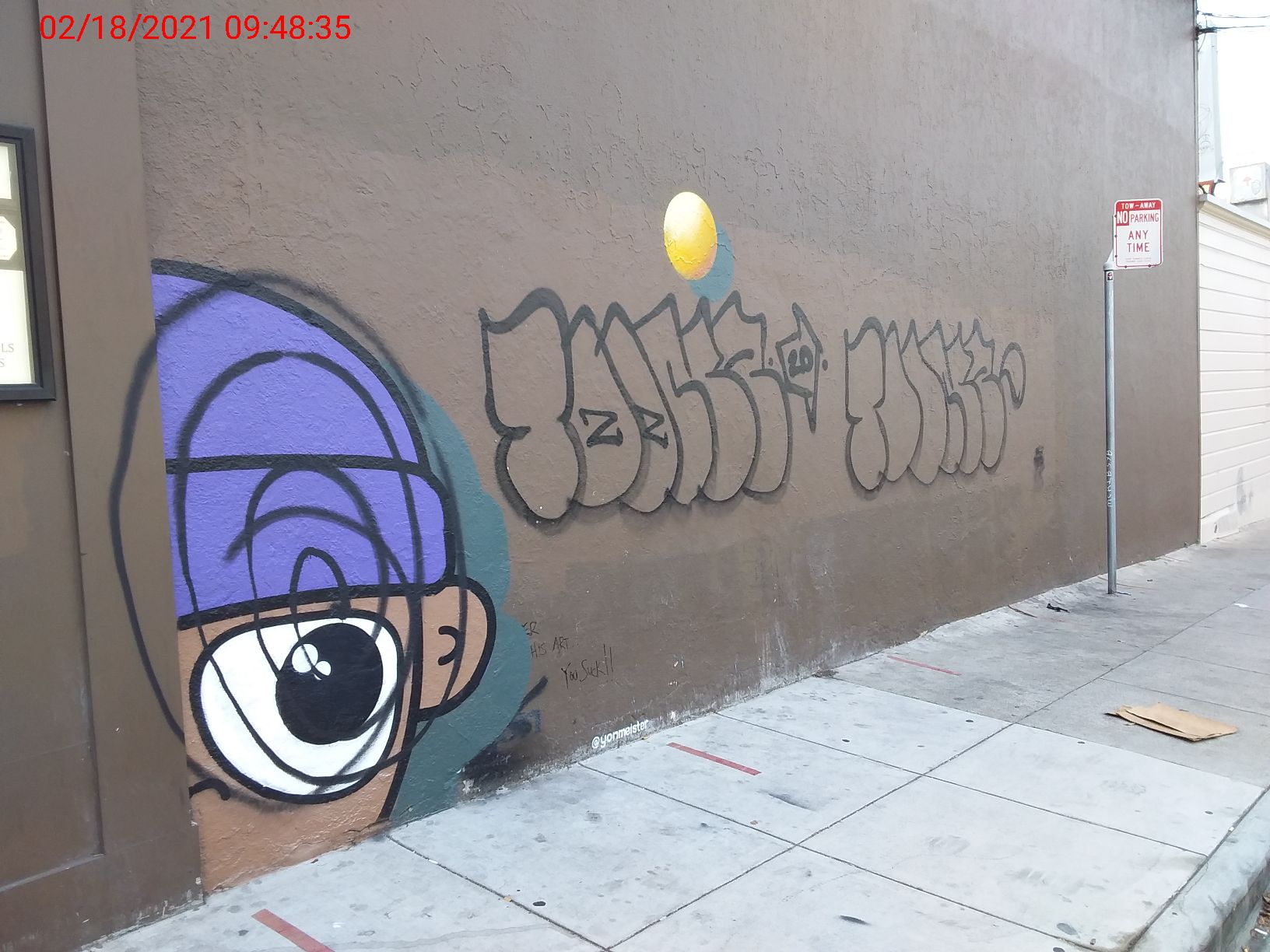 Graffiti at 2227 POLK ST