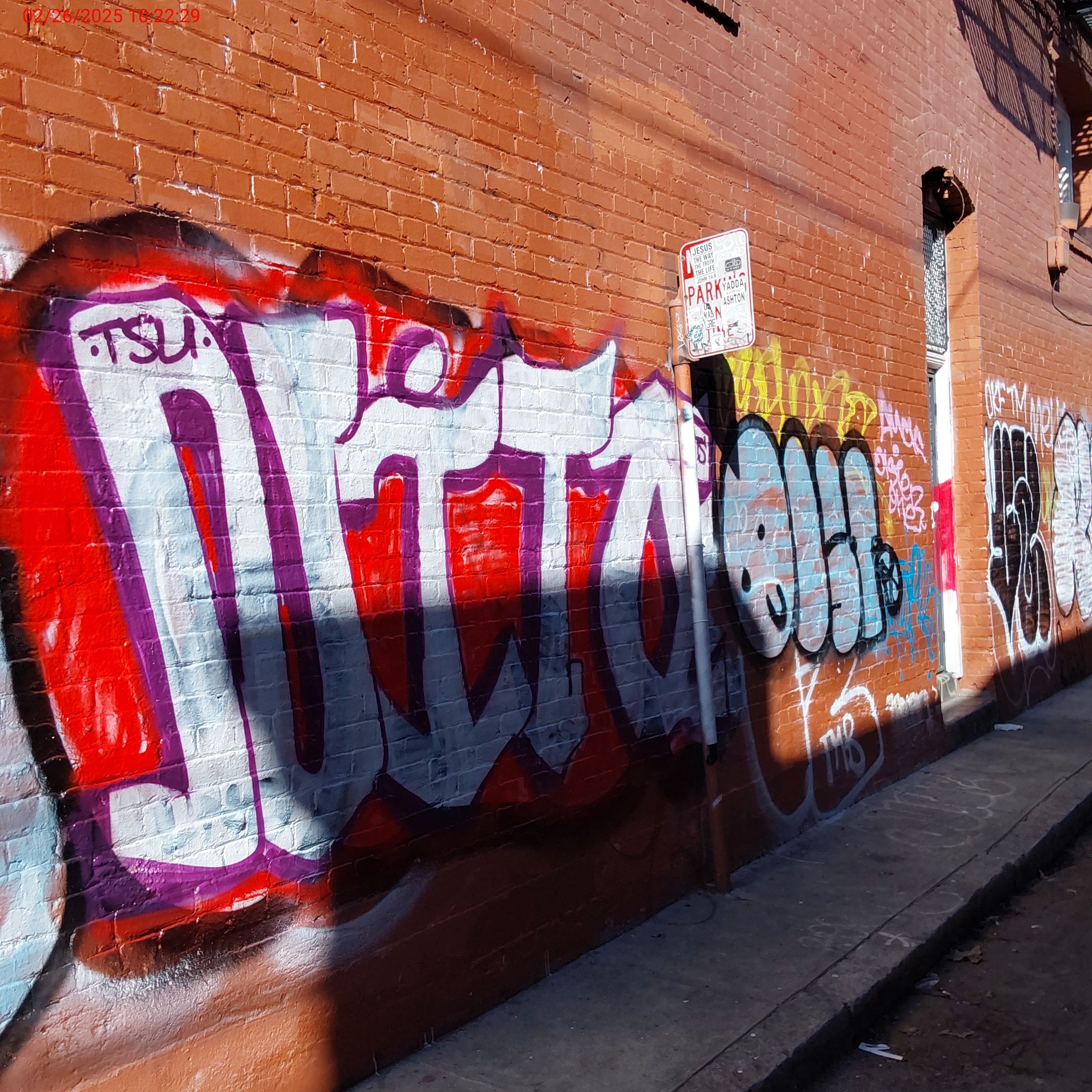 Graffiti at 1684 15th St