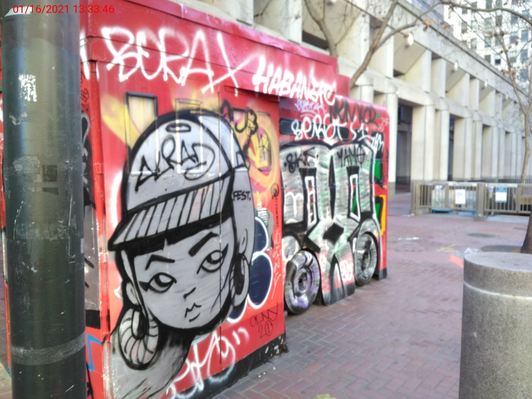 Graffiti at 101 MARKET ST