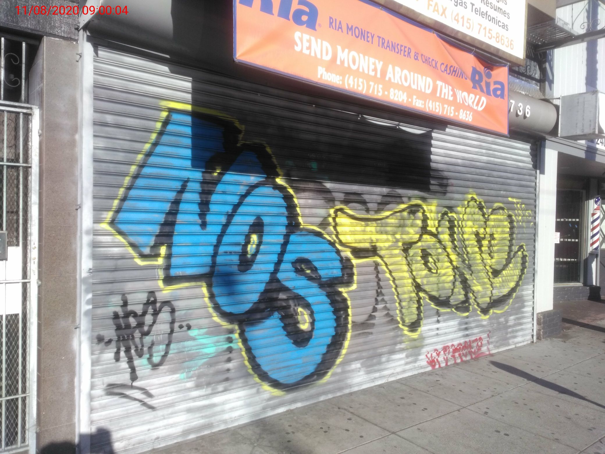 Graffiti at 4736 MISSION ST