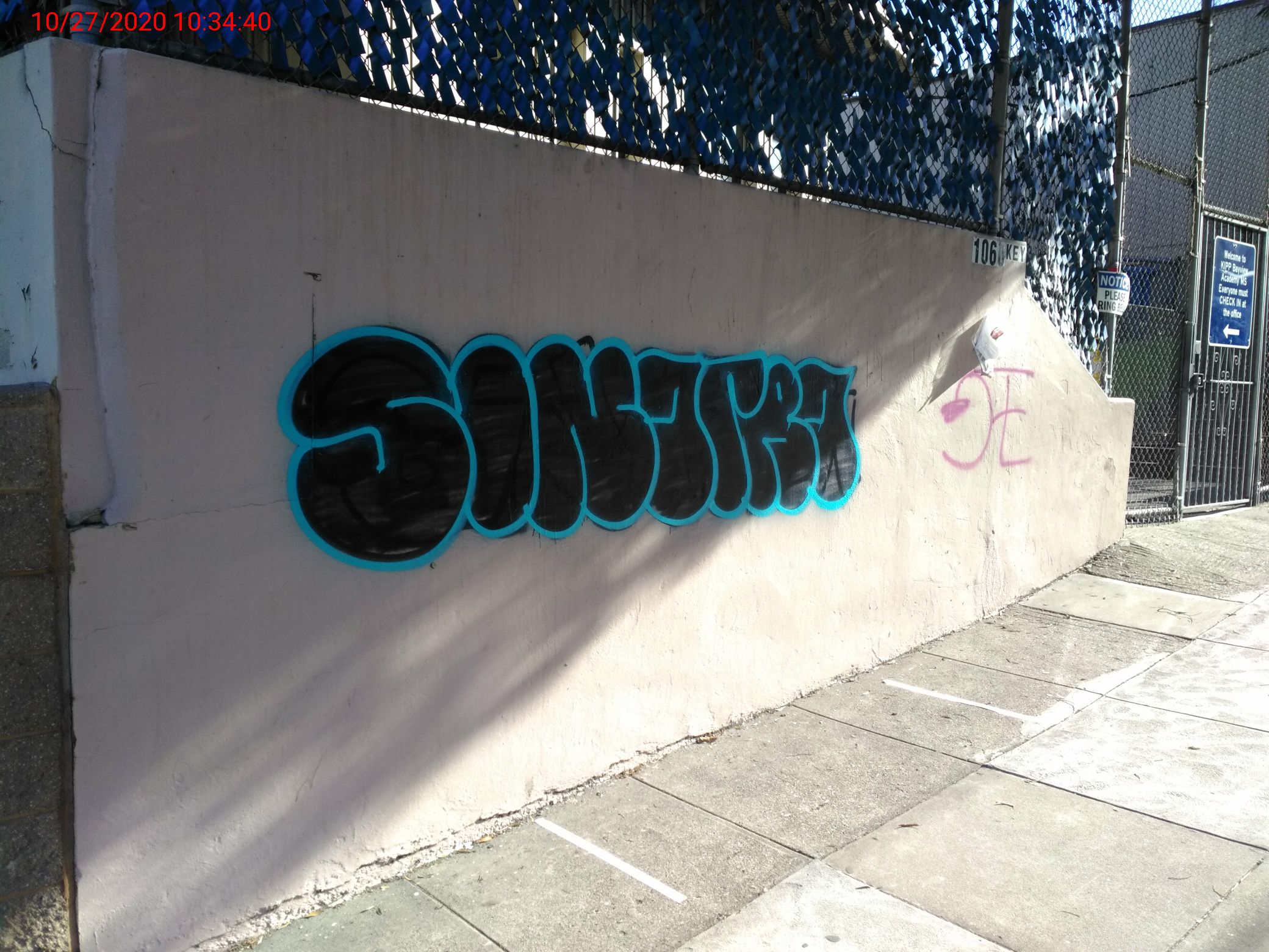 Graffiti at 1060 KEY AVE