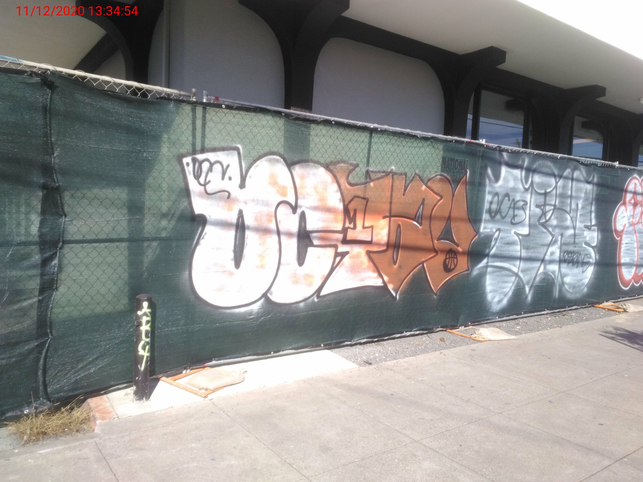 Graffiti at 2400 IRVING ST