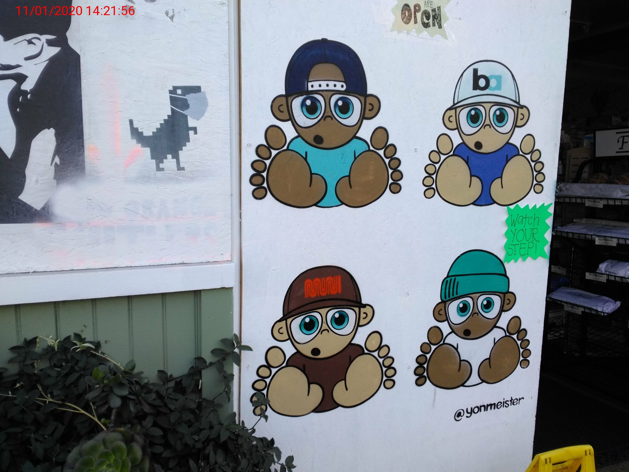 Graffiti at 205 Frederick St