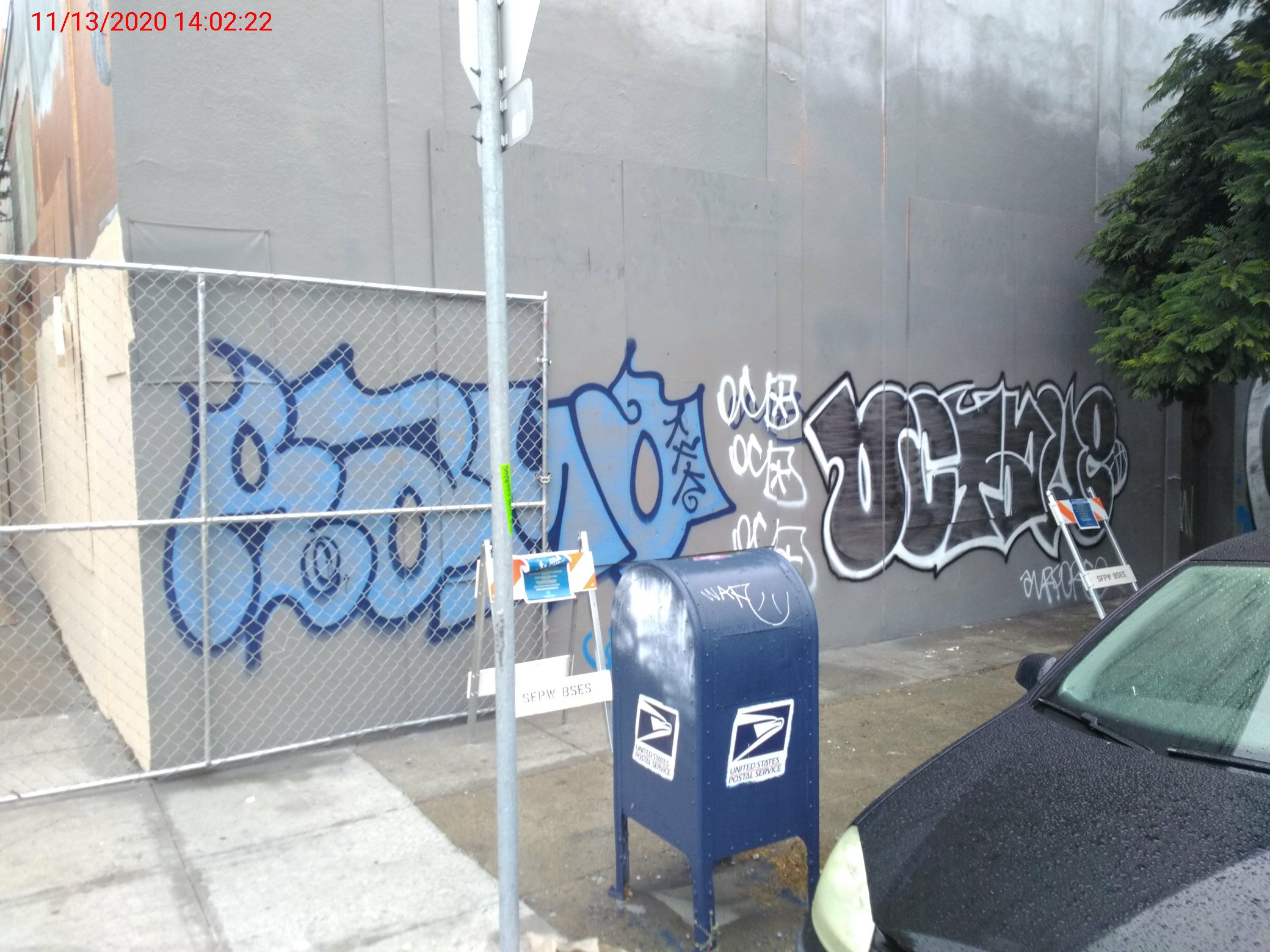 Graffiti at 1240 17th St