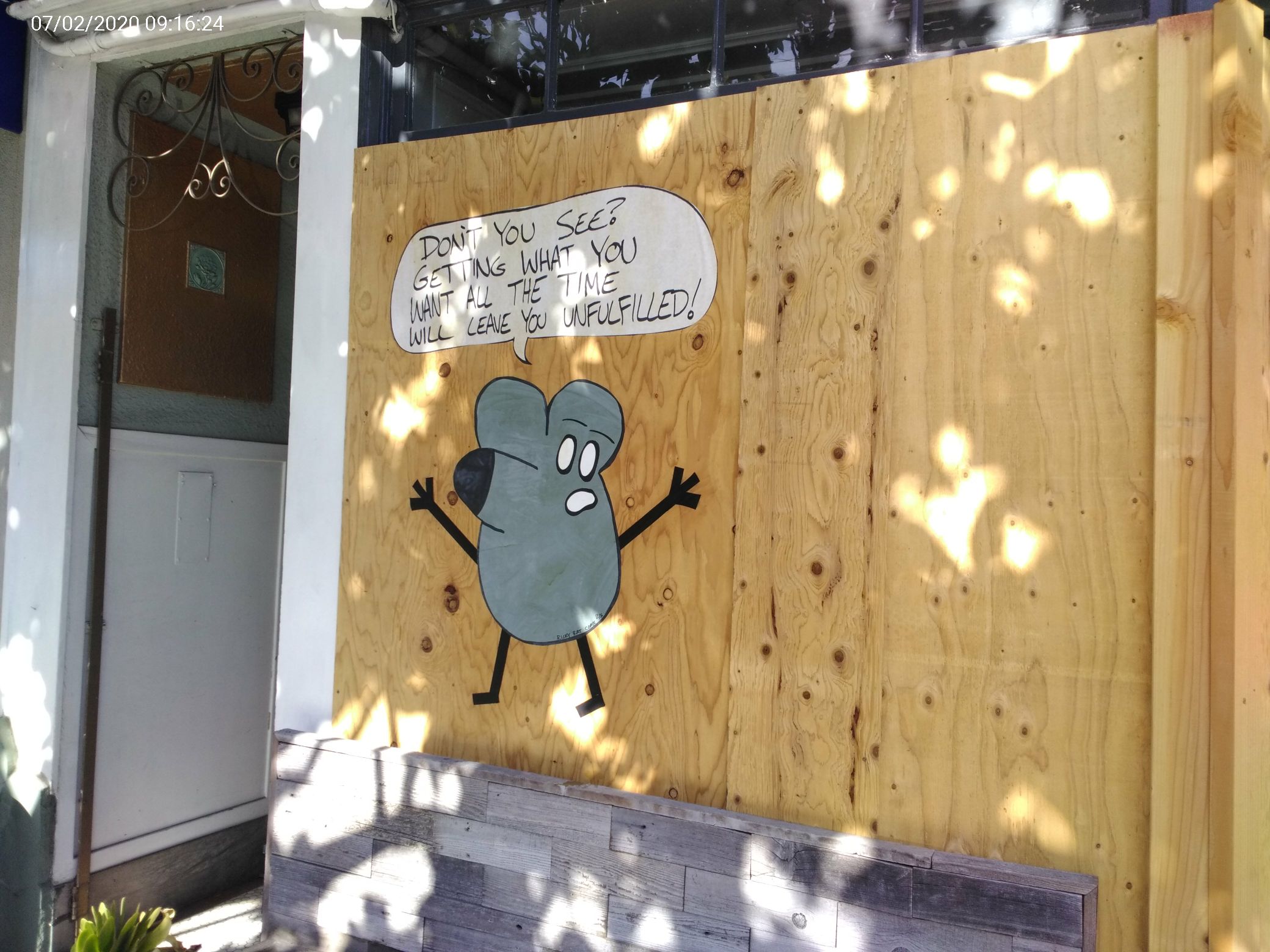 Graffiti at 1504 Church St