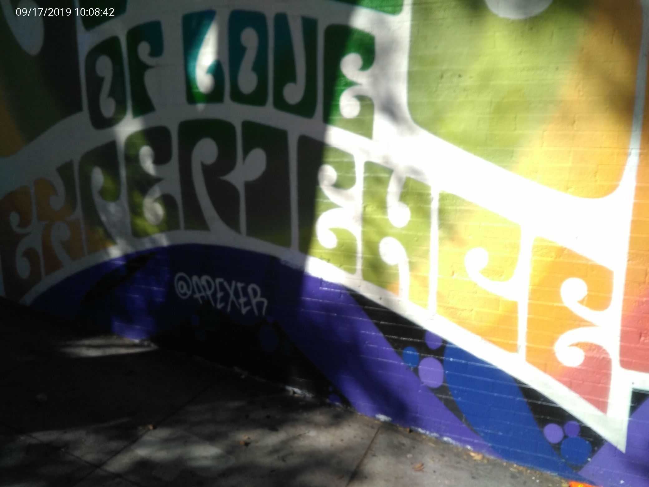 Graffiti at 1401 Haight St