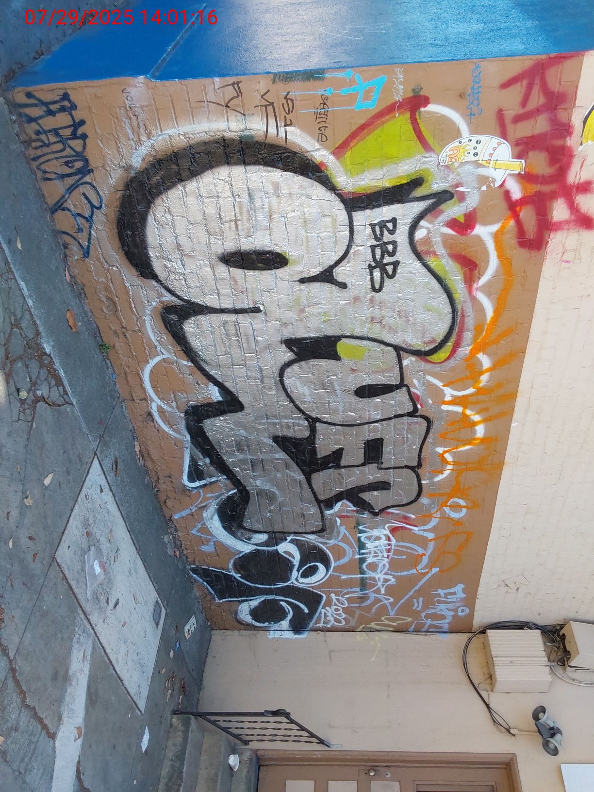 Graffiti at 1198 South Van Ness Ave
