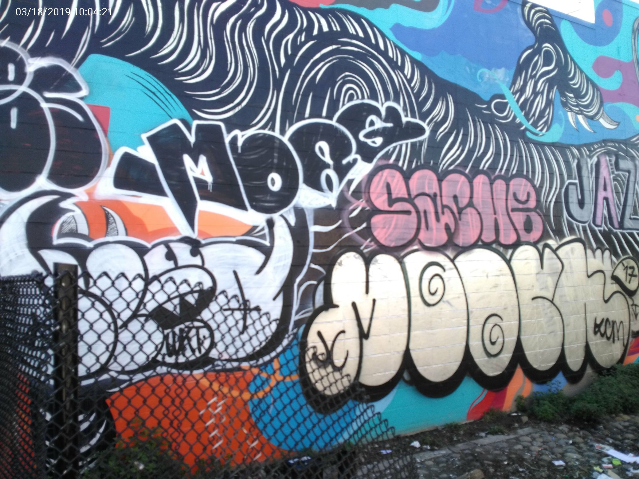 Graffiti at 600 BRYANT ST