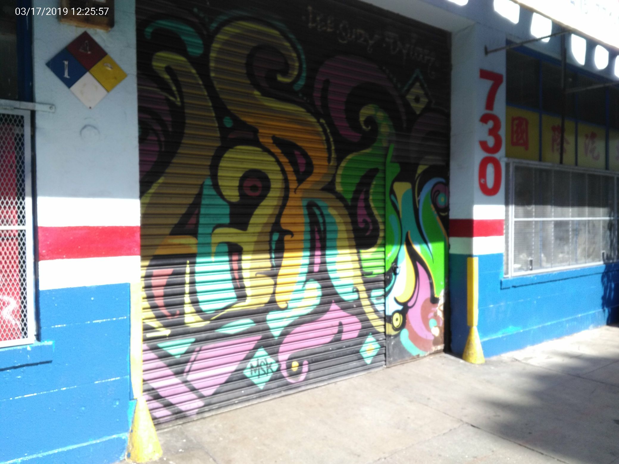 Graffiti at 730 Ellis St