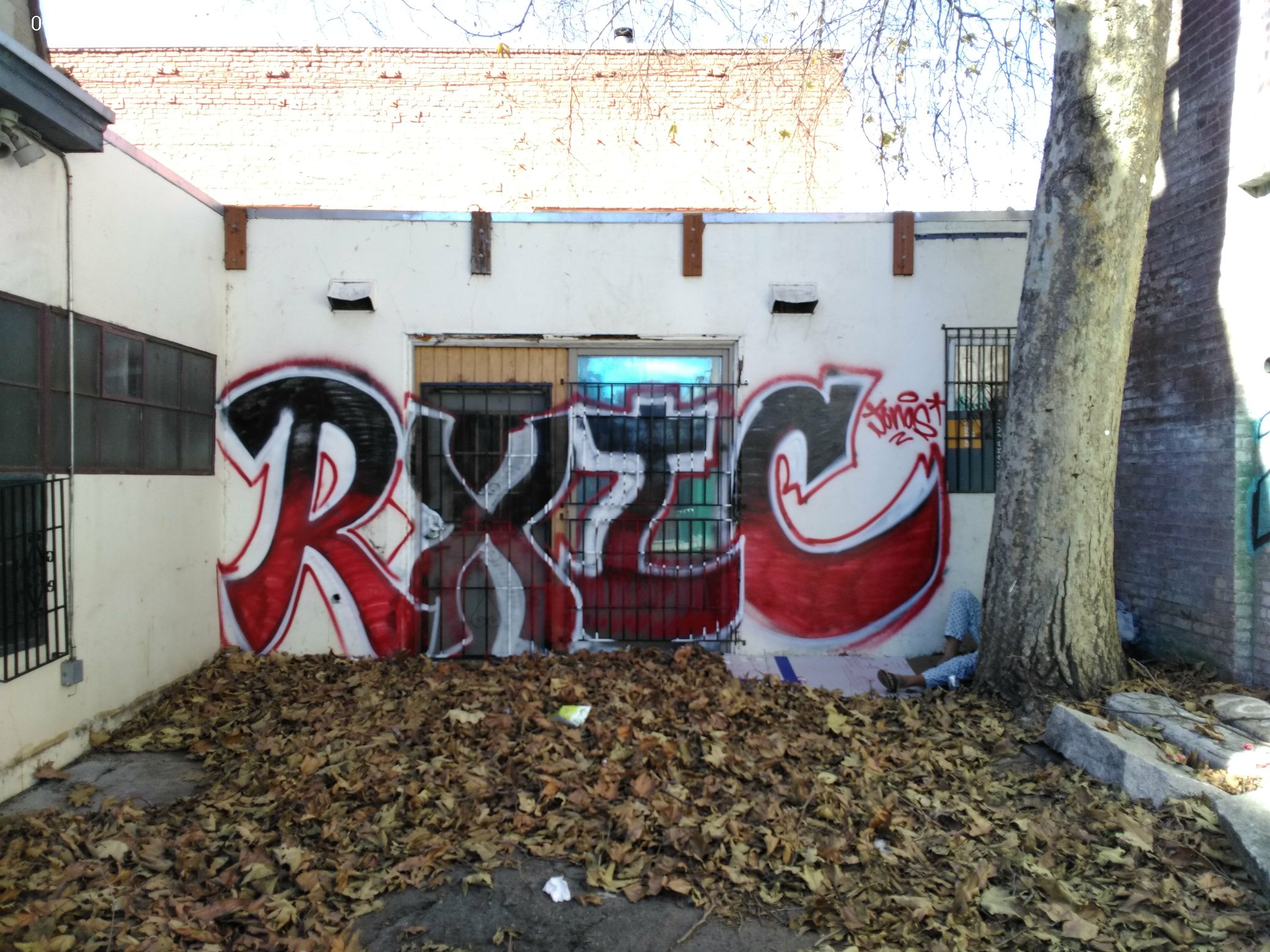 Graffiti at 10 Heron St