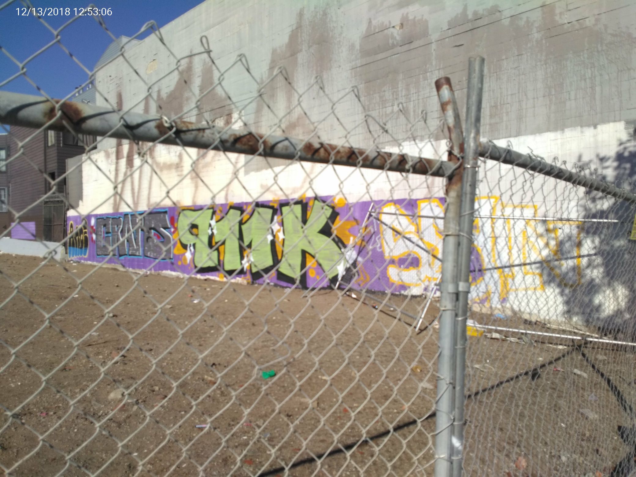 Graffiti at 1256 Howard St