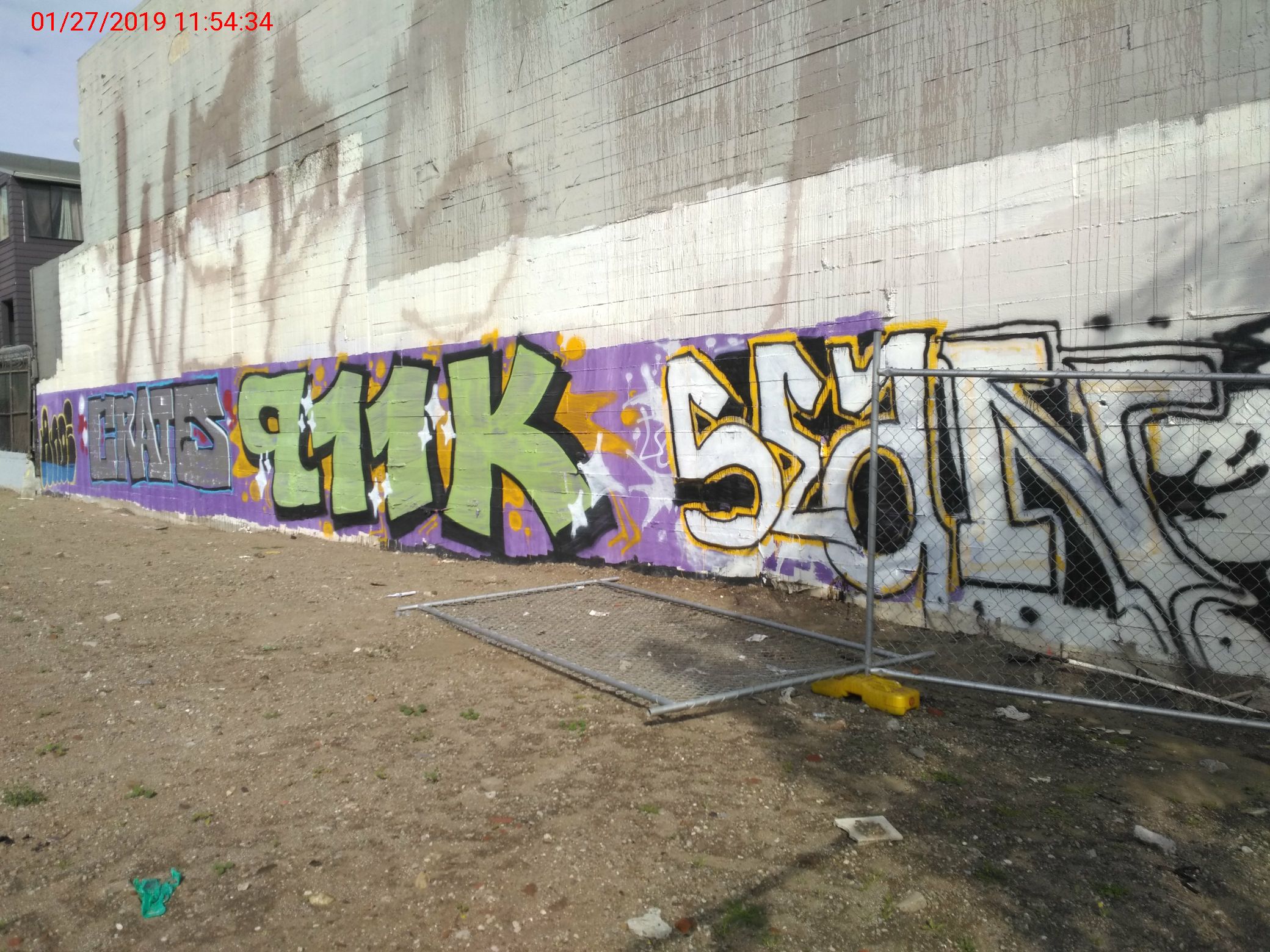 Graffiti at 1256 Howard St