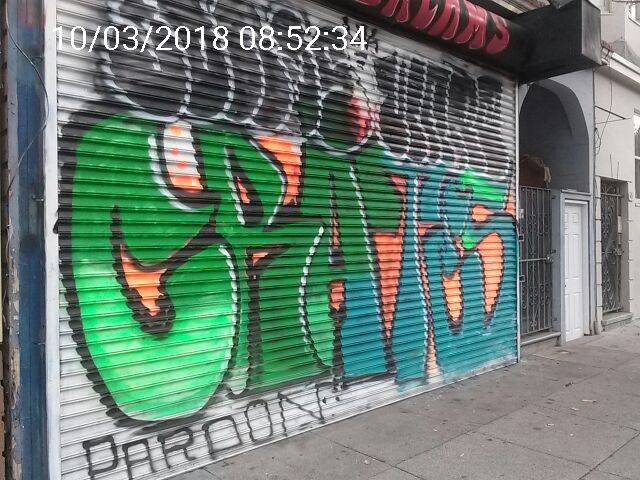 Graffiti at 1376 HAIGHT ST