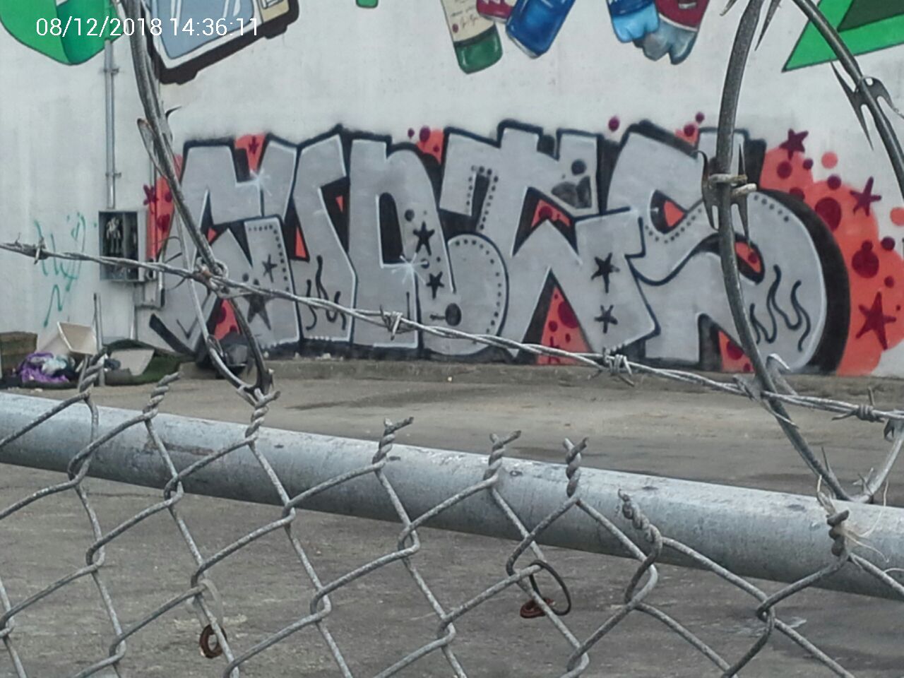 Graffiti at 57 WATERLOO ST