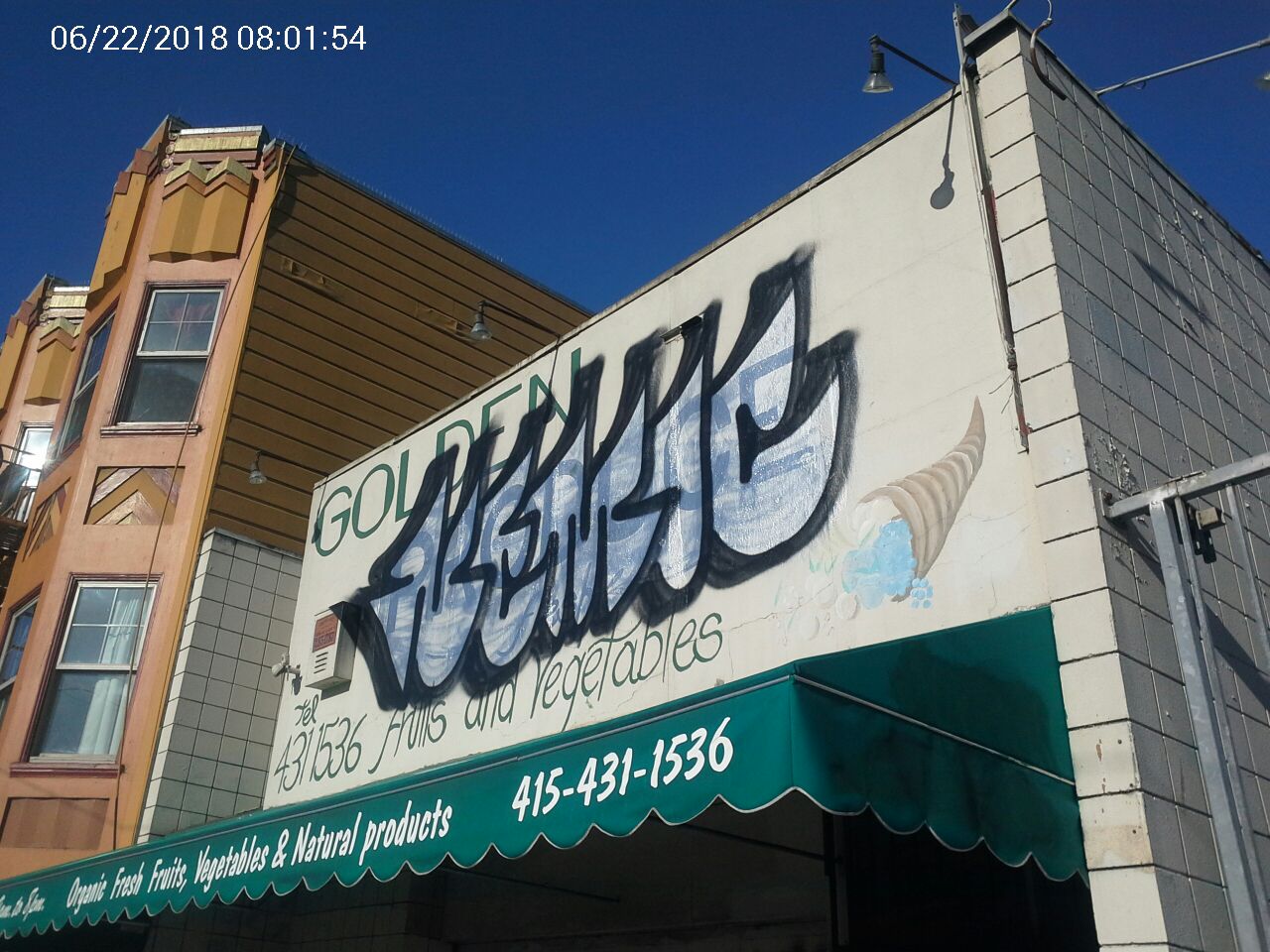 Graffiti at 172 Church St