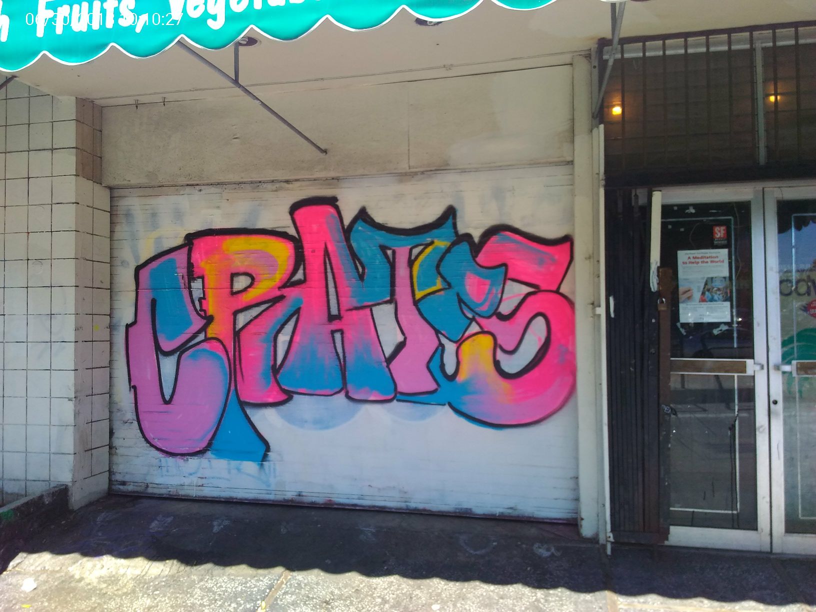 Graffiti at 172 Church St