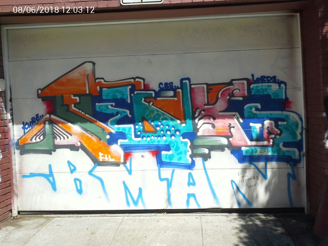Graffiti at 985 ELLIS ST