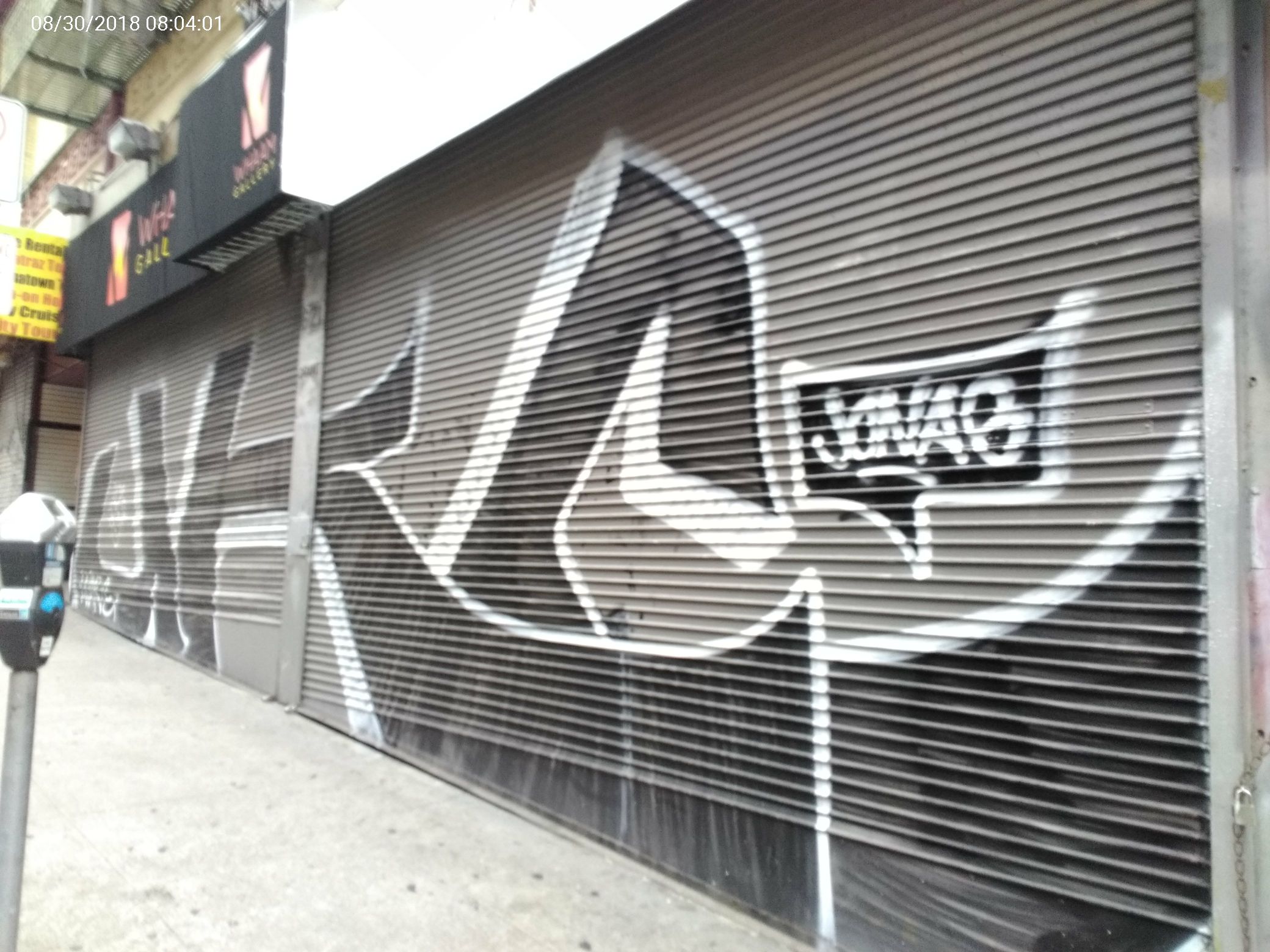 Graffiti at 621 GRANT AVE