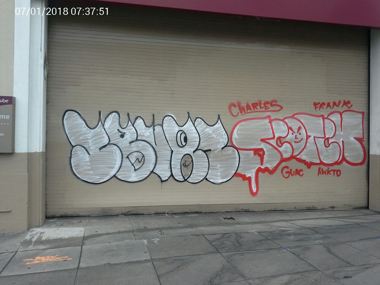 Graffiti at 2020 VAN NESS AVE