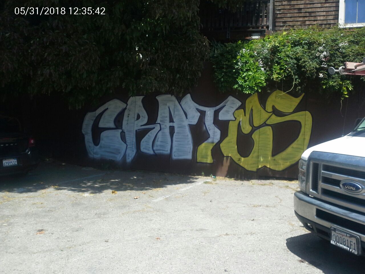 Graffiti at 2144 Market St