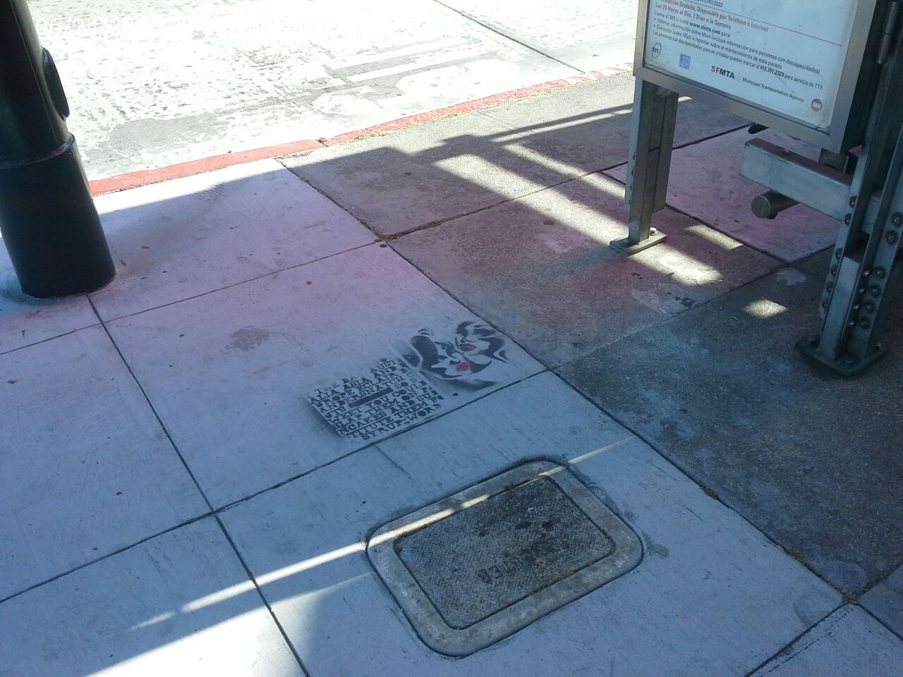 Graffiti at 800 MASONIC AVE