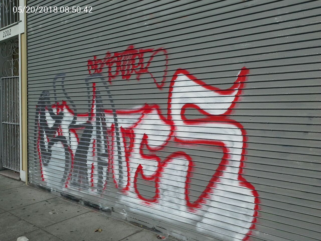 Graffiti at 2200 BRYANT ST