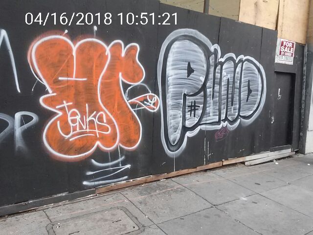Graffiti at 380 ELLIS ST