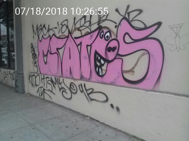 Graffiti at 298 07TH ST