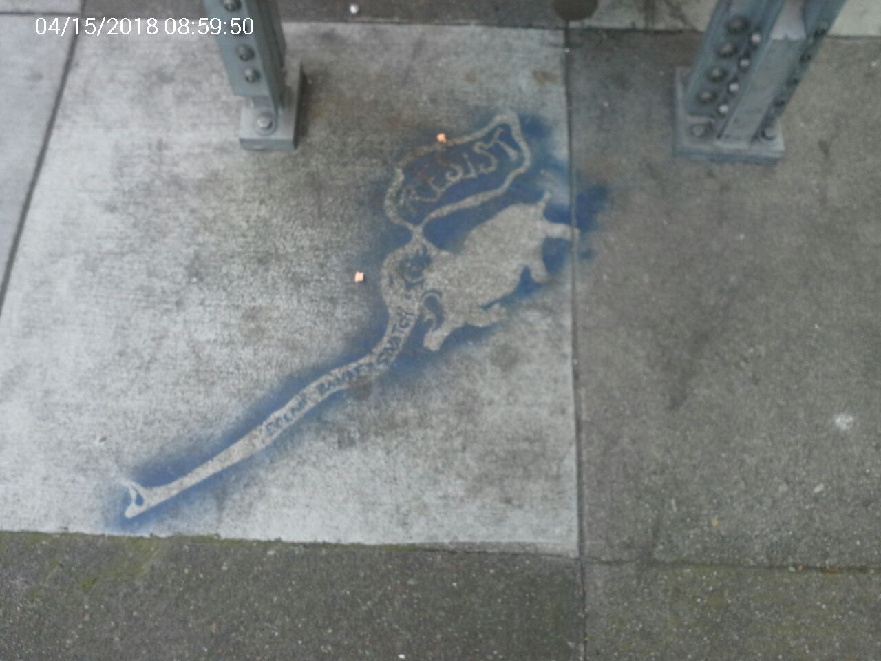 Graffiti at 363 LYON ST