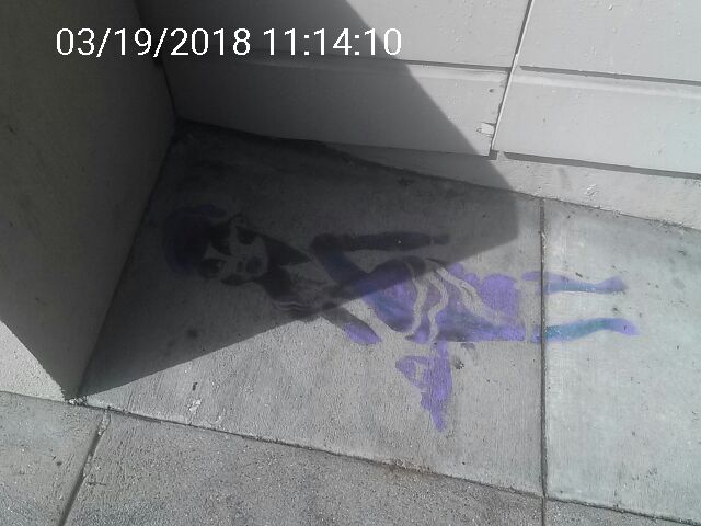 Graffiti at 1300 Page St