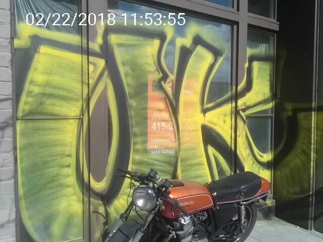 Graffiti at 55 Page St