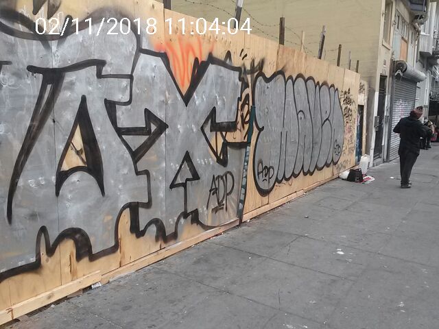 Graffiti at 380 ELLIS ST