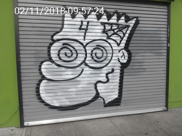 Graffiti at 910 HARRISON ST