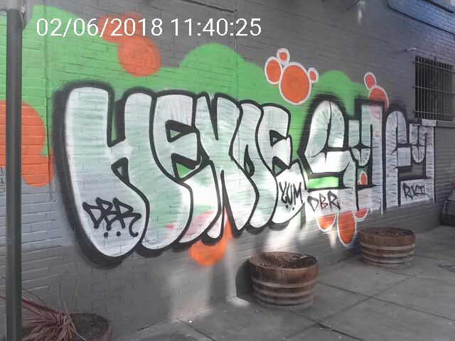 Graffiti at 1029 LARKIN ST