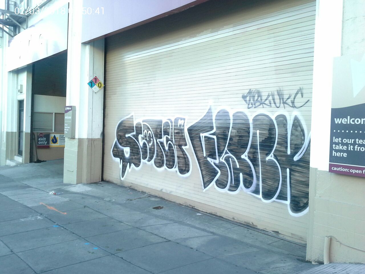 Graffiti at 2030 VAN NESS AVE