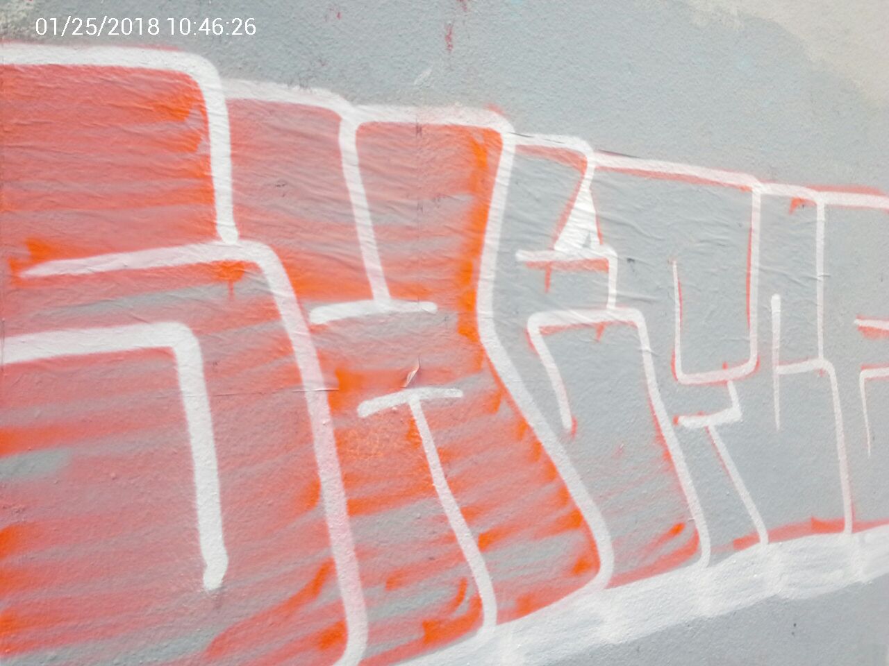 Graffiti at 2600 Harrison St