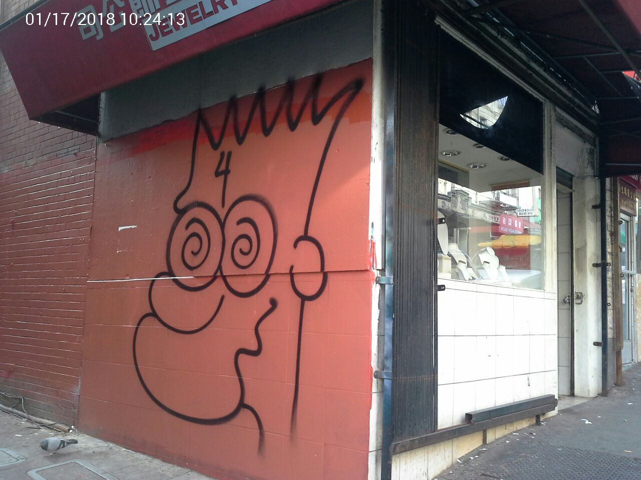 Graffiti at 727 JACKSON ST