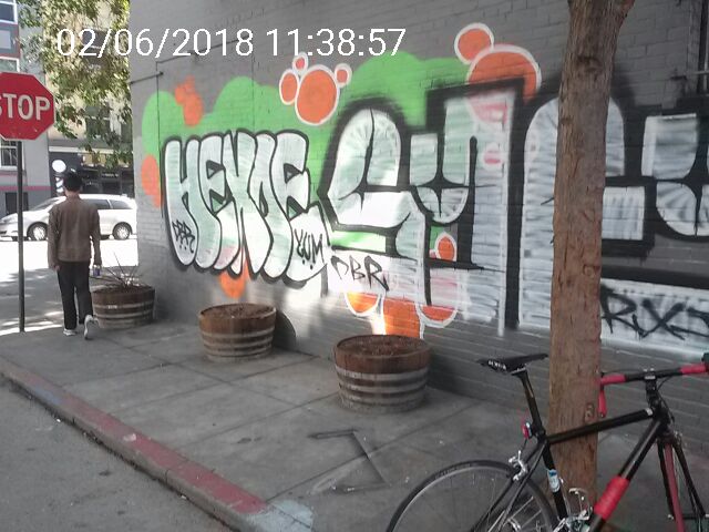 Graffiti at 1029 LARKIN ST