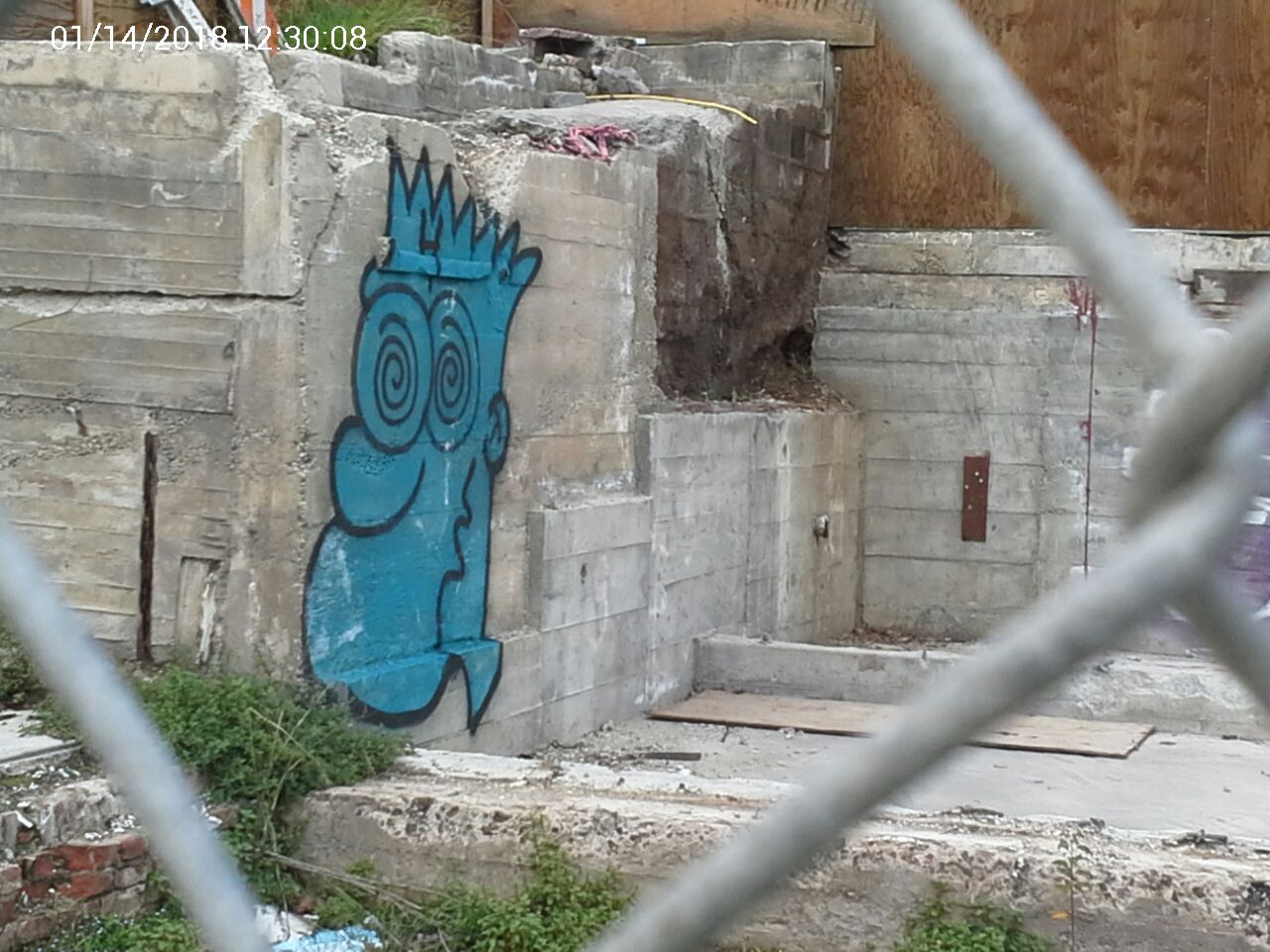 Graffiti at 29 Hattie St