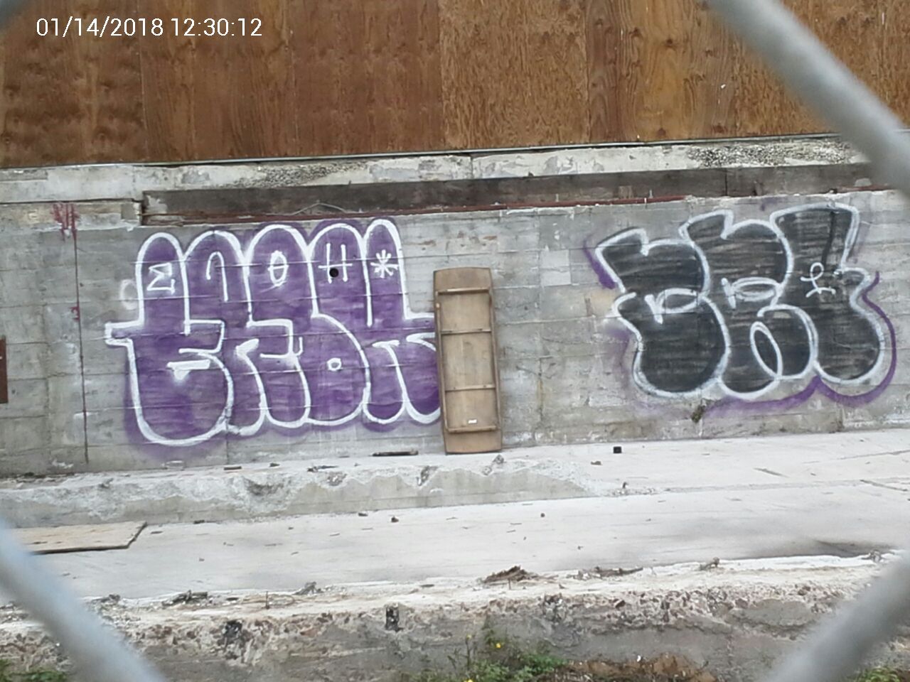 Graffiti at 29 Hattie St